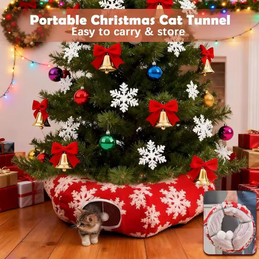 The Fluffy Cat Bed under your Christmas Tree